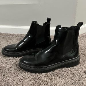 Black Ankle Rain Boots